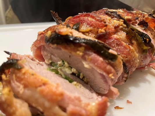 Jalapeño and Cream Cheese Stuffed Pork Loin