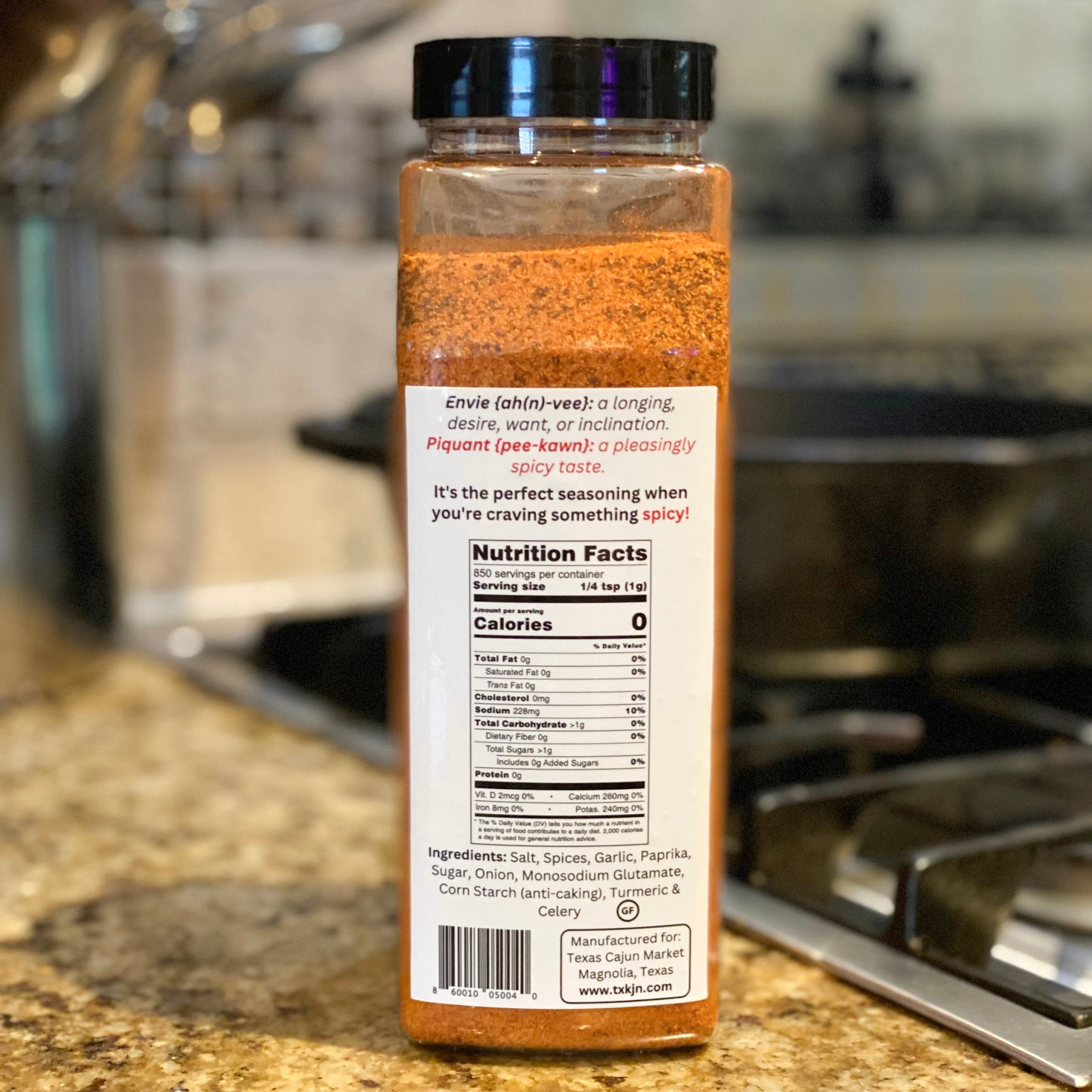 ENVIE PIQUANT All-Purpose Seasoning Salt - 30 oz.